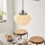 Lampa wisząca szklana opalowa niklowana 54cm 96174 z serii Camberley - Endon Lighting