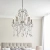 Żyrandol srebrny metalowy z kryształkami 5-punktowy 96209 z serii Berkley - Endon Lighting