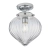 Lampa sufitowa łazienkowa chromowana szklana 1-punktowa 96489 z serii Cheston - Endon Lighting