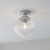 Lampa sufitowa łazienkowa chromowana szklana 1-punktowa 96489 z serii Cheston - Endon Lighting