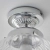 Lampa sufitowa łazienkowa chromowana szklana 1-punktowa 96489 z serii Cheston - Endon Lighting