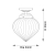 Lampa sufitowa łazienkowa chromowana szklana 1-punktowa 96489 z serii Cheston - Endon Lighting