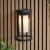 Kinkiet zewnętrzny czarny metalowy z białym kloszem 96916 z serii BRADEN - Endon Lighting