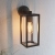 Kinkiet zewnętrzny czarny metalowy ze szkłem 96917 z serii HAMDEN - Endon Lighting