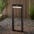 Słupek ogrodowy LED czarny metalowy z czujnikiem ruchu 96935 z serii DANNAH - Endon Lighting