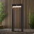 Słupek ogrodowy LED czarny metalowy z czujnikiem ruchu 96935 z serii DANNAH - Endon Lighting