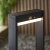 Słupek ogrodowy LED czarny metalowy z czujnikiem ruchu 96935 z serii DANNAH - Endon Lighting
