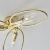 Lampa sufitowa złota metalowa 3-punktowa 97228 z serii Amari - Endon Lighting