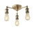 Lampa sufitowa metalowa mosiężna 3-punktowa 97243 z serii Hal - Endon Lighting