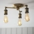 Lampa sufitowa metalowa mosiężna 3-punktowa 97243 z serii Hal - Endon Lighting