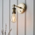 Kinkiet metalowy mosiężny antyczny 97245 z serii Hal - Endon Lighting