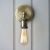 Kinkiet metalowy mosiężny antyczny 97245 z serii Hal - Endon Lighting