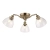 Lampa sufitowa mosiężna 3-punktowa ze szklanymi kloszami 97247 z serii Hansen - Endon Lighting