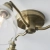 Lampa sufitowa mosiężna 3-punktowa ze szklanymi kloszami 97247 z serii Hansen - Endon Lighting