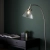 Lampa podłogowa metalowa niklowana z szklanym kloszem 97591 z serii Hansen - Endon Lighting
