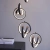 Lampa wisząca LED czarna 8-punktowa 57,5cm 97625 z serii Cosma - Endon Lighting