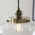 Lampa wisząca szklana z mosiądzem 97691 z serii Camberley - Endon Lighting