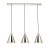 Lampa wisząca metalowa niklowana 3-punktowa 97839 z serii Hal - Endon Lighting
