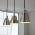 Lampa wisząca metalowa niklowana 3-punktowa 97839 z serii Hal - Endon Lighting