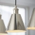 Lampa wisząca metalowa niklowana 3-punktowa 97839 z serii Hal - Endon Lighting