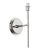 Kinkiet metalowy srebrny 35cm 97877 z serii Rennes - Endon Lighting