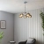 Lampa wisząca chromowana 5-punktowa z szklanymi kloszami 97972 z serii DIMPLE - Endon Lighting