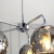 Lampa wisząca chromowana 5-punktowa z szklanymi kloszami 97972 z serii DIMPLE - Endon Lighting