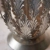 Lampa stołowa metalowa srebrna z białym abażurem 98046 z serii Delphine - Endon Lighting