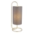 Lampa stołowa mosiężna z szarym abażurem 98089 z serii Klip - Endon Lighting