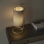 Lampa stołowa mosiężna z szarym abażurem 98089 z serii Klip - Endon Lighting