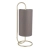 Lampa stołowa mosiężna z szarym abażurem 98089 z serii Klip - Endon Lighting