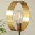 Lampa podłogowa metalowa mosiężna z okręgiem 98095 z serii HOOP - Endon Lighting
