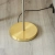Lampa podłogowa metalowa mosiężna z okręgiem 98095 z serii HOOP - Endon Lighting