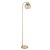 Lampa podłogowa mosiężna ze szklanym kloszem 98271 z serii Dimple - Endon Lighting