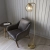 Lampa podłogowa mosiężna ze szklanym kloszem 98271 z serii Dimple - Endon Lighting