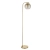 Lampa podłogowa mosiężna ze szklanym kloszem 98271 z serii Dimple - Endon Lighting