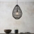 Lampa wisząca czarna rattanowa ażurowa 98472 z serii Pimva - Endon Lighting