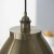 Lampa wisząca metalowa mosiężna 33,5cm 98744 z serii Franklin - Endon Lighting