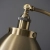 Lampa podłogowa metalowa czarno-mosiężna 98748 z serii Franklin - Endon Lighting