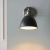 Kinkiet metalowy czarny z mosiężnym wnętrzem 98751 z serii Franklin - Endon Lighting