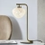Lampa stołowa mosiężna ze szklanym kloszem 98817 z serii Mali - Endon Lighting