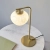 Lampa stołowa mosiężna ze szklanym kloszem 98817 z serii Mali - Endon Lighting