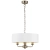 Lampa wisząca biała z mosiądzem 3-punktowa 98934 z serii Highclere - Endon Lighting