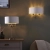 Kinkiet mosiężny z białym abażurem 2-punktowy 98937 z serii Highclere - Endon Lighting