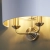 Kinkiet mosiężny z białym abażurem 2-punktowy 98937 z serii Highclere - Endon Lighting