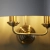 Kinkiet mosiężny z białym abażurem 2-punktowy 98937 z serii Highclere - Endon Lighting