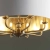 Lampa wisząca 8-punktowa biała z mosiądzem 70cm 98938 z serii Highclere - Endon Lighting