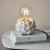 Lampa stołowa ceramiczna biała w kształcie kwiatu 99147 z serii Artichoke - Endon Lighting