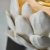 Lampa stołowa ceramiczna biała w kształcie kwiatu 99147 z serii Artichoke - Endon Lighting