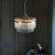 Lampa wisząca mosiężna szklana 5-punktowa 99166 z serii Marietta - Endon Lighting